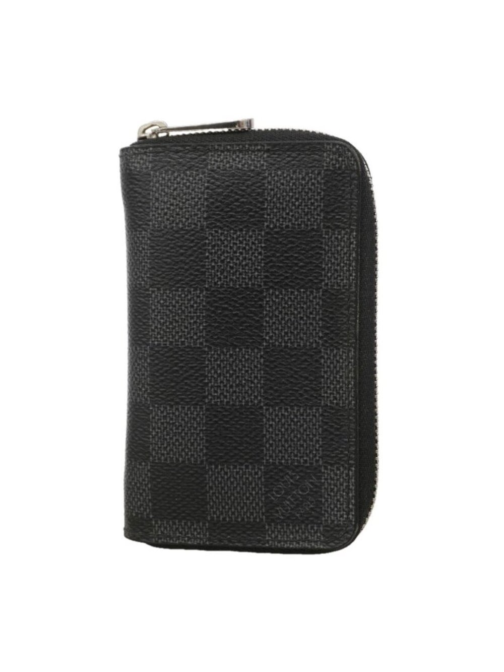 Louis Vuitton Coin Purse Damier Graphite Zippy Black Gray